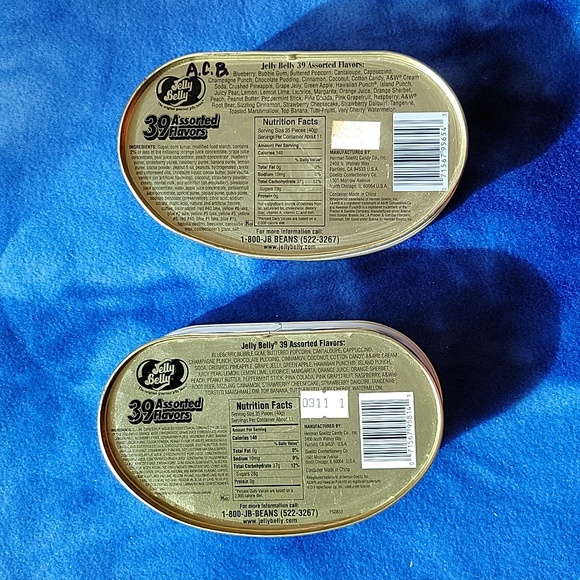 Lot of 2 Jelly Belly Tins - Picture 4 of 7